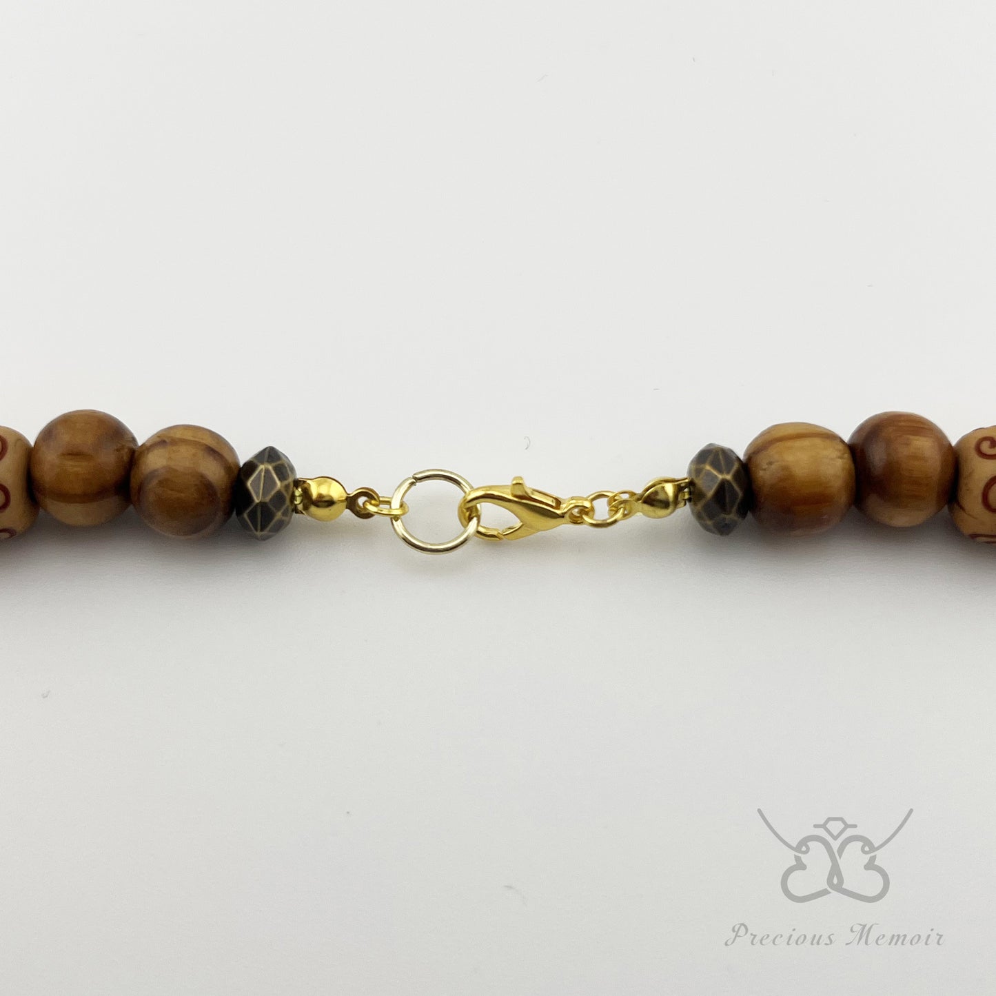 Wood Necklace w/ Floral & Boho Designs